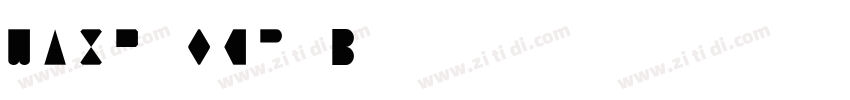 WASP OCR B字体转换